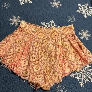 Free People Bohemian Patterned Women's Shorts